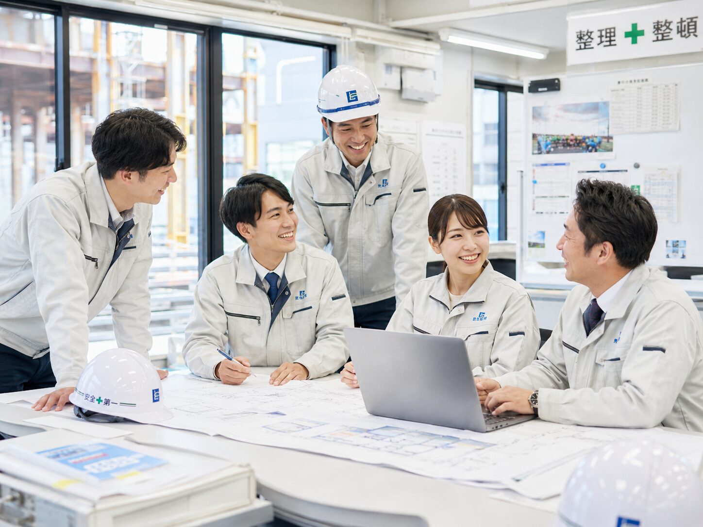 従業員の健康と成長を支えるイメージ